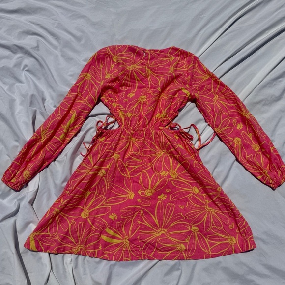 🌸 Universal Thread Linen Blend Cutout Dress 🌸 - Picture 3 of 7